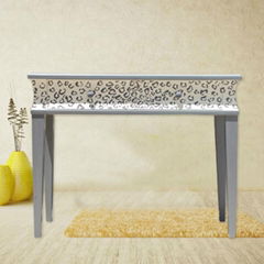 Solid Wood  Spotted Console Table, Living Room Furniture 