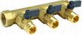 brass manifold for water or gas system