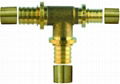 brass equal tee for pex pipes pex fitting tees with sliding sleeves 2