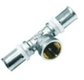 Male female brass compression tee for pex-al-pex pipes 2