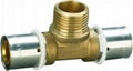 hydraulic fitting tee for gas pipe 1