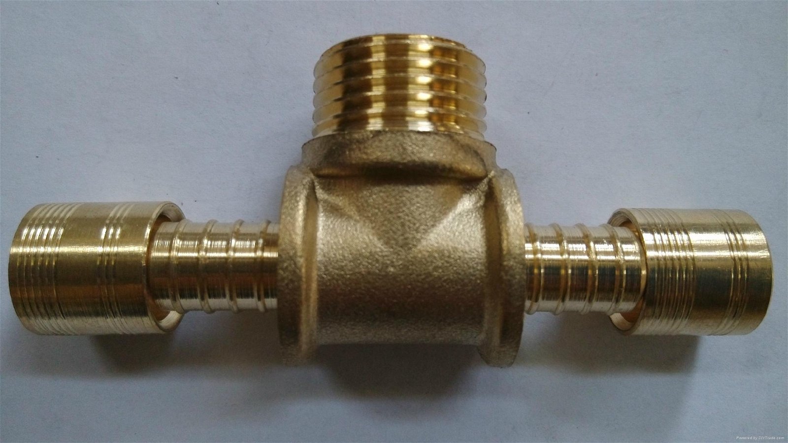Brass pex fitting male tee connectors