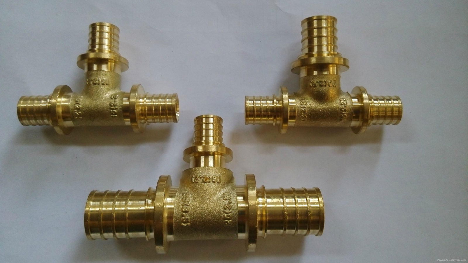 Brass pex fitting male tee connectors 2