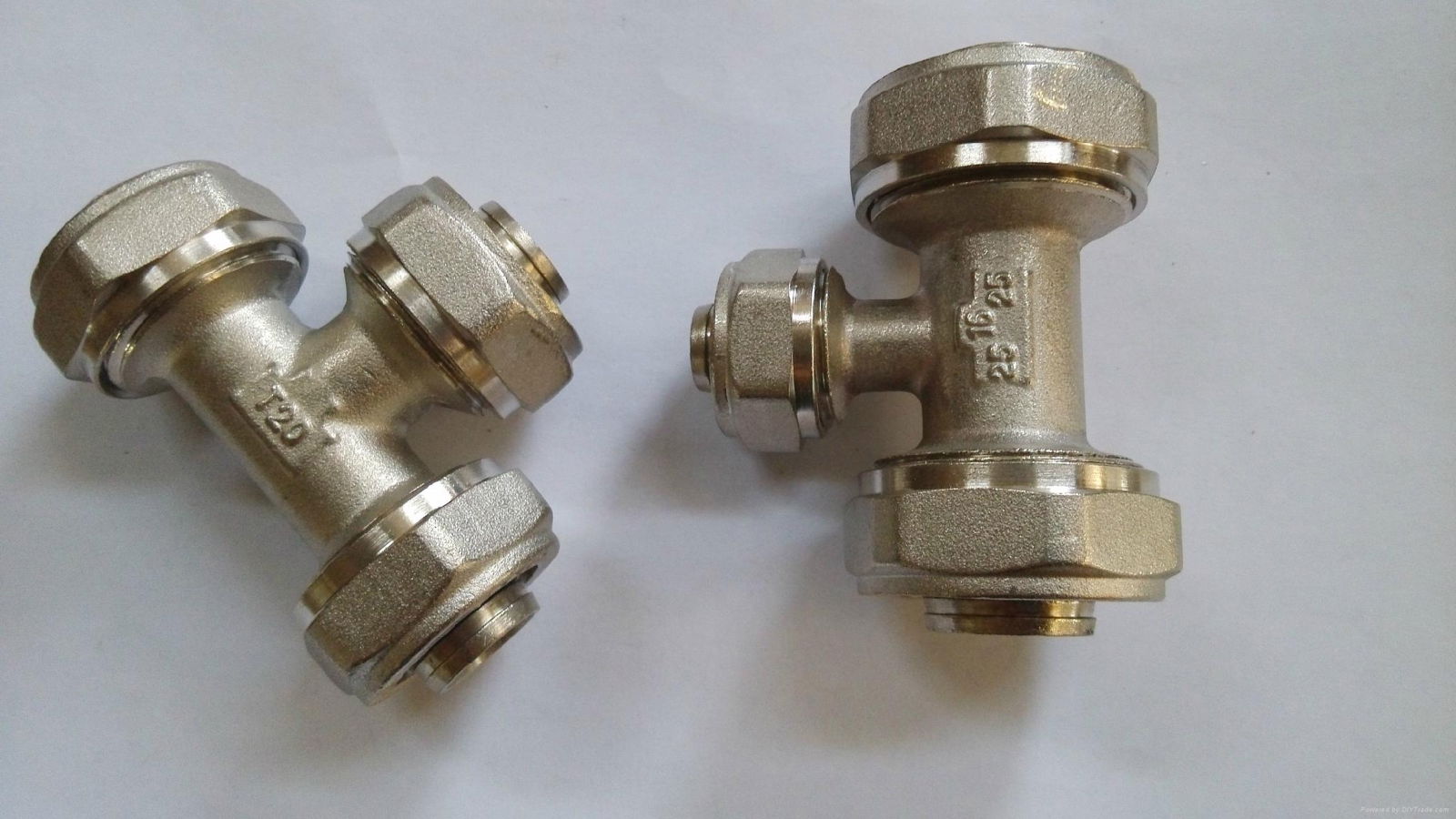 compression fitting tees for pex-al pipes 2