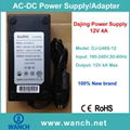 12V 4A Power Supply AC Adapter for LCD/LED Monitor DJ-U48S-12 1