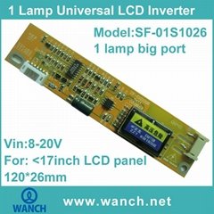 1 Lamp Big Port Universal CCFL Inverter For LCD Panel SF-01S1026