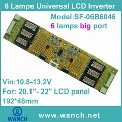 6 Lamps Big Port LCD Inverter SF-06B6046