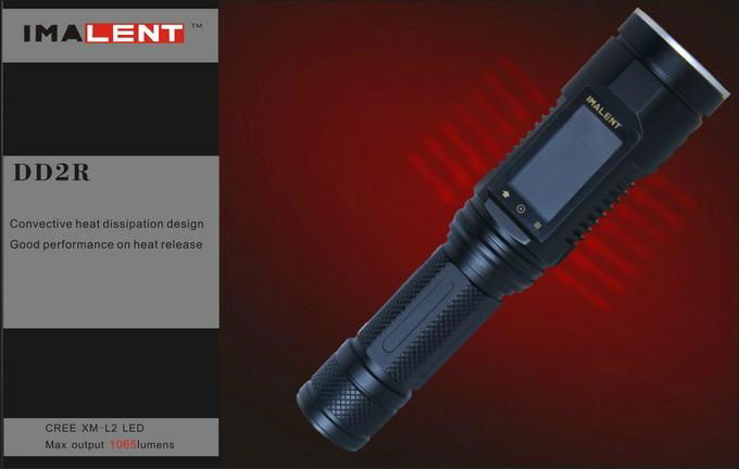 LED Flashlight with LCD touch panel