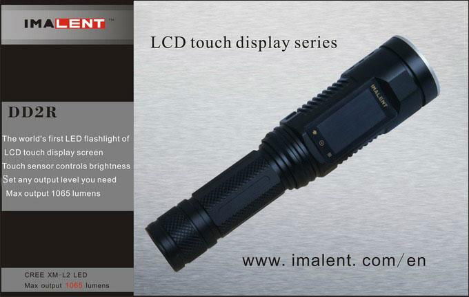 LED Flashlight with LCD touch panel 2