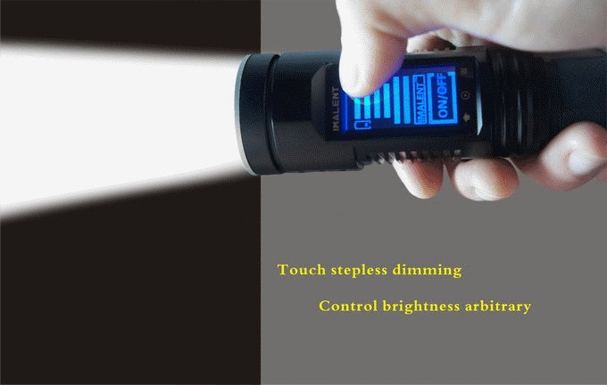 LED Flashlight with LCD touch panel 5
