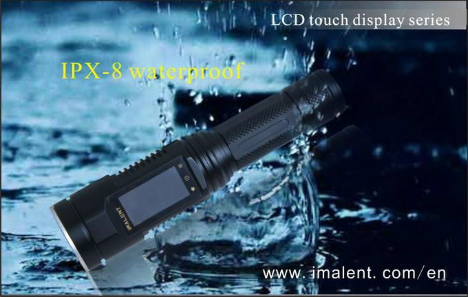 LED Flashlight with LCD touch panel 4