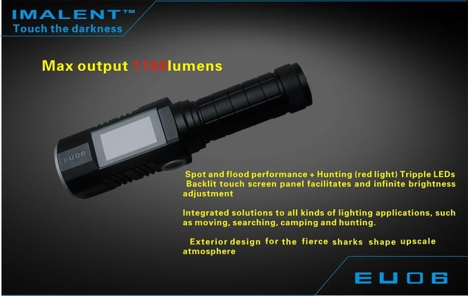 Flashlight with both flood and spot performance 2