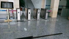 RFID Turnstile Security Products Flap Barrier Gate for exhibition or station