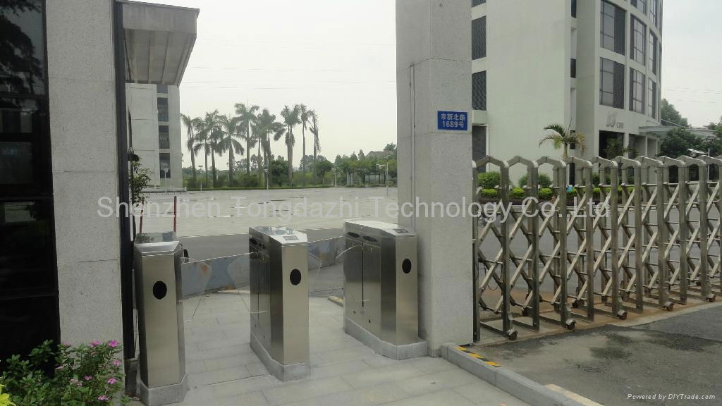  RFID Turnstile Security Products Flap Barrier Gate for exhibition or station 3