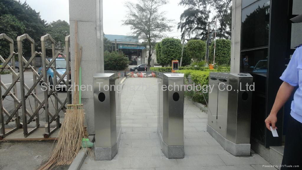  RFID Turnstile Security Products Flap Barrier Gate for exhibition or station 4