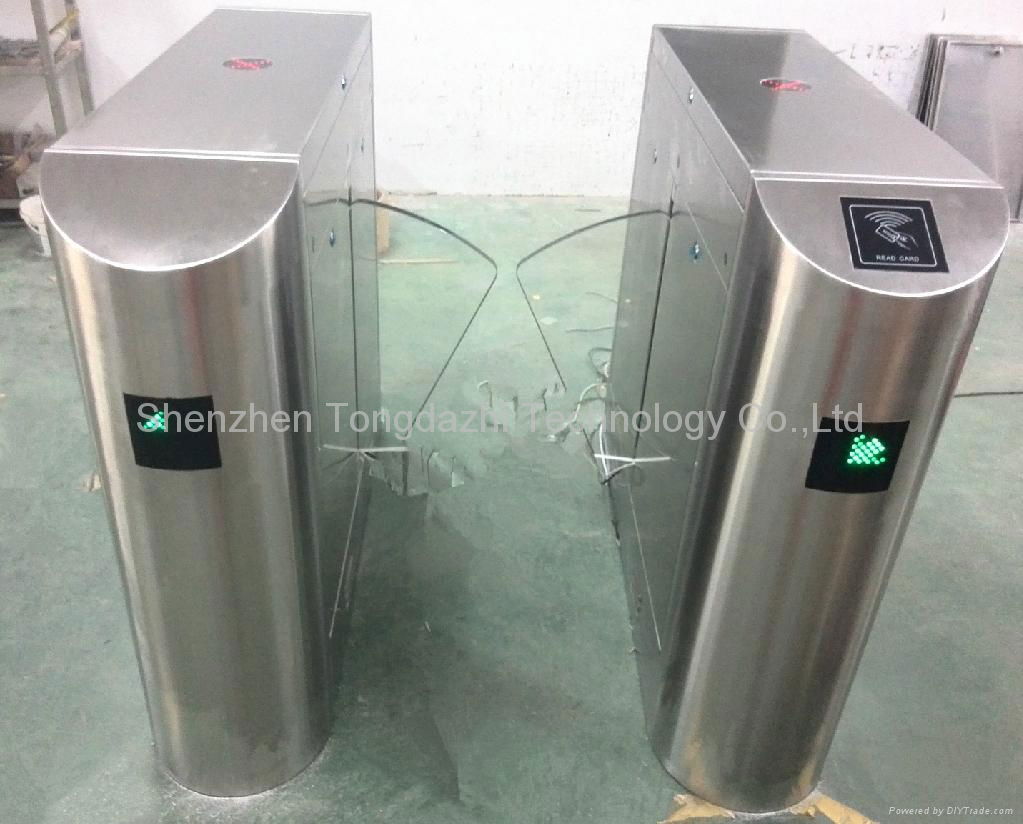 Bidirectional Flap Barrier Gate RFID Turnstile for museum  airport 4