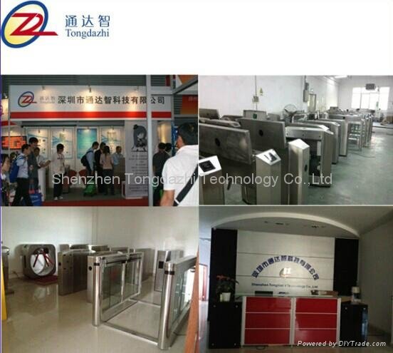 Time attendance Controlled Access Turnstiles For IC  ID Magnetic Card 2