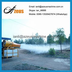 Tractor PTO driven blower sprayer for