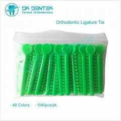 Dental Orthodontic Elastomerics Ligature Tie