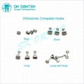 dental orthodontic crimpable hook 