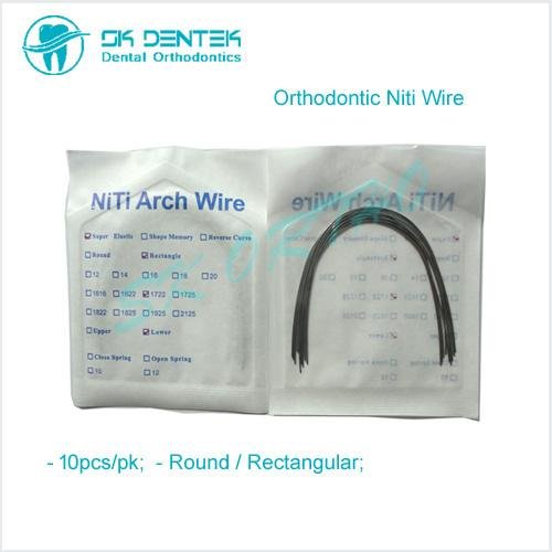 Orthodontic niti arch wire dental niti wire