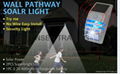 Ｗall Pathway PIR Solar Light
