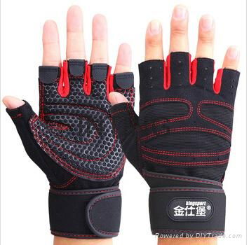 2014新款運動防滑加長護腕手套