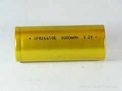 LiFePO4 3.2V 3000mah LiFePO4 Battery 26650E