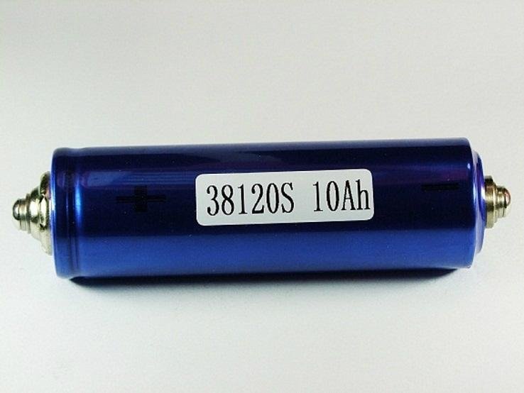 Headway 38120S 10Ah 10C LiFePO4 Cylindrical Battery Cell