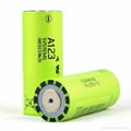 A123 26650 2500mAh 3.3V battery cell