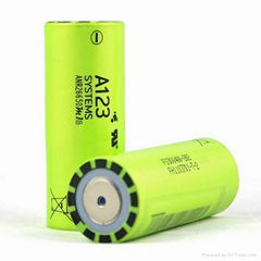 A123 26650 2500mAh 3.3V battery cell ANR26650M1B