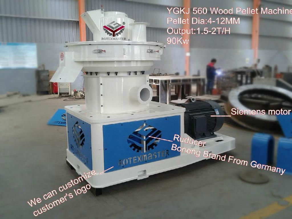 Warranty one year wood pelletizing machine 5