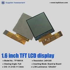 1.6inch transparent lcd display with 240*240