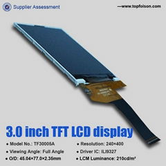 3.0inch sunlight readable lcd display with 240*320