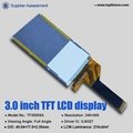 3.0inch sunlight readable lcd display with 240*320 2