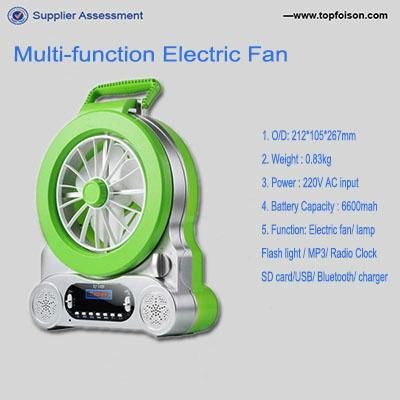 rechargeable fan with led light and rechargeable fan with with CE.CB.CSA standar 2