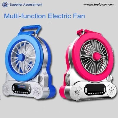 Multi-function electrical panel cooling fan and rechargeable table fan for home 