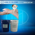 Liquid platinum cure silicone rubber for