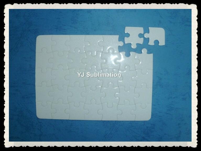 Heat Transfer Jigsaw Puzzle Round Shape Sublimation Puzzle 3