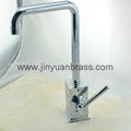 Kitchen Faucets with Lead-Free Brass Mixer Kitchen with Polished 2