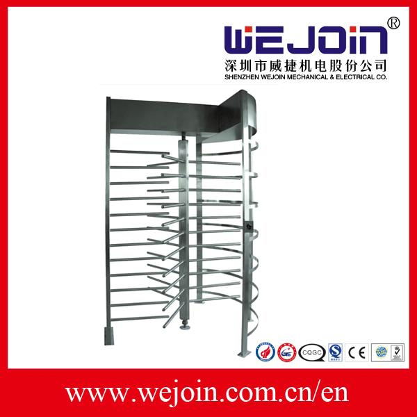 Stainless steel full height turnstile for access control  2