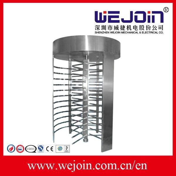 Stainless steel full height turnstile for access control  5