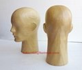 Wooden mannequin head, Male head model for glasses display 2