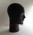 Wooden mannequin head, Vintage style male head model 1