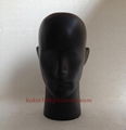 Wooden mannequin head, Vintage style male head model 3