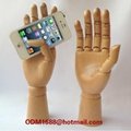 Wooden mannequin hands, Flexible joints of hand model for jewelry display 2