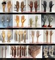 Wooden mannequin hands, Flexible joints of hand model for jewelry display 4