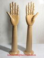 Wooden mannequin hands for jewelry display 1