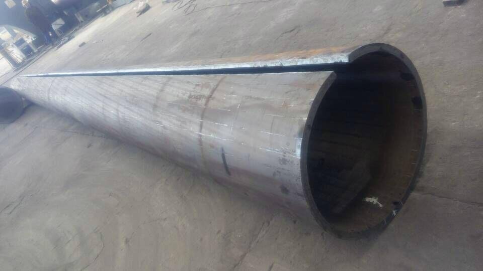 LSAW welded structural round steel pipe