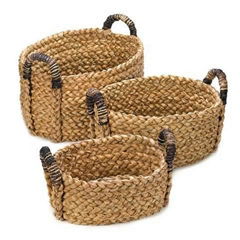 reed and straw basket